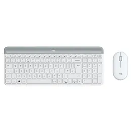 Logitech MK470 Slim Wireless Keyboard and Mouse Combo - Off White