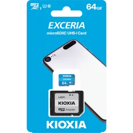 Kioxia 64gb Micro SDHC - UHS-1 Read 100MB/s CL10