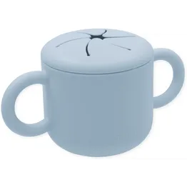 Echo Baby Silicone Snack Cup - Powder Blue
