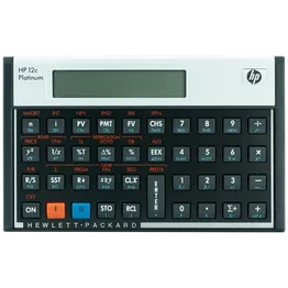 HP 12C Platinum Financial Calculator (Algebraic or RPN)