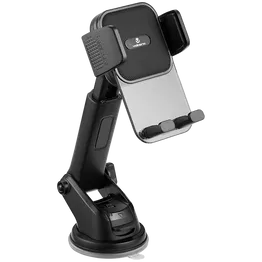 Volkano Secure Series Car Vent, Dash & Windshield Mount Phone Holder - Black