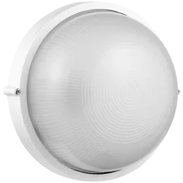Ellies Illume Series - AC Round Bulkhead - Aluminium + Glass - E27 Base -WT