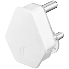 Ellies 16a Screw-on Plug Top - White
