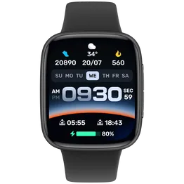 VolkanoX Solaris Series Fitness Smartwatch - Black