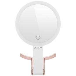 ZEN JestSet Series Portable Handheld LED Mirror - White