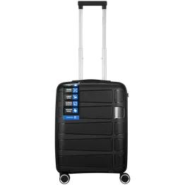 Travelwize Tourer PP 55cm 4-wheel Spinner Luggage Black