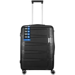 Travelwize Tourer PP 65cm 4-wheel Spinner Luggage Black
