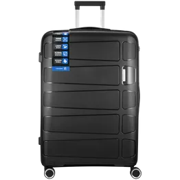 Travelwize Tourer PP 75cm 4-wheel Spinner Luggage Black