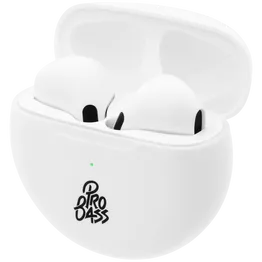 Pro Bass Future Series True Wireless Earphones with Charging Case - White