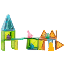 Edu-matic Mini-Mags 44pc Dinosaurs Magnetic Tiles