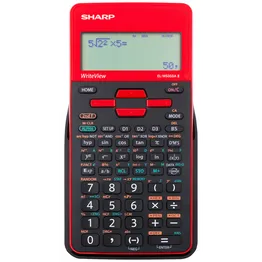 Sharp EL-W535SAII Red Scientific Calculator