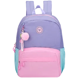 Loop Love Pastel Colour Block Backpack Purple