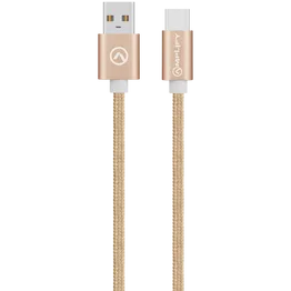 Bounce Cord Series Braided Micro USB Cable 2m - Champagne Gold