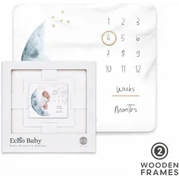 Echo Baby Milestone Blanket - Moon