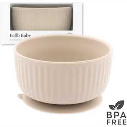 Echo Baby Silicone Suction Bowl - Ivory