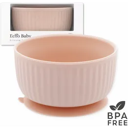 Echo Baby Silicone Suction Bowl - Rose