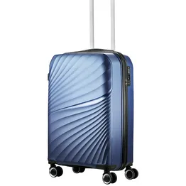 Travelwize Quartz PP 55cm 4-Wheel Spinner Luggage - Navy