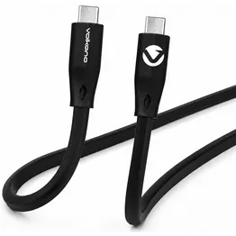 Volkano Slim Series Type-C to Type-C Cable 30W - Black (1.2m)