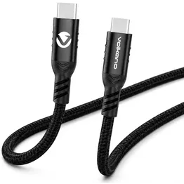 Volkano Weave Series 60w Magnetic Type-C Cable - Black