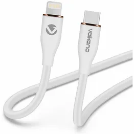 Volkano Flexi Series Type-C to MFI Lightning 1.5m 27w - White