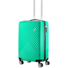 Travelwize Astra ABS 55cm 4-Wheel Spinner Luggage - Jade