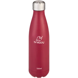 Snappy Stainless Steel Vacuum Bottle 500ml - Cherry