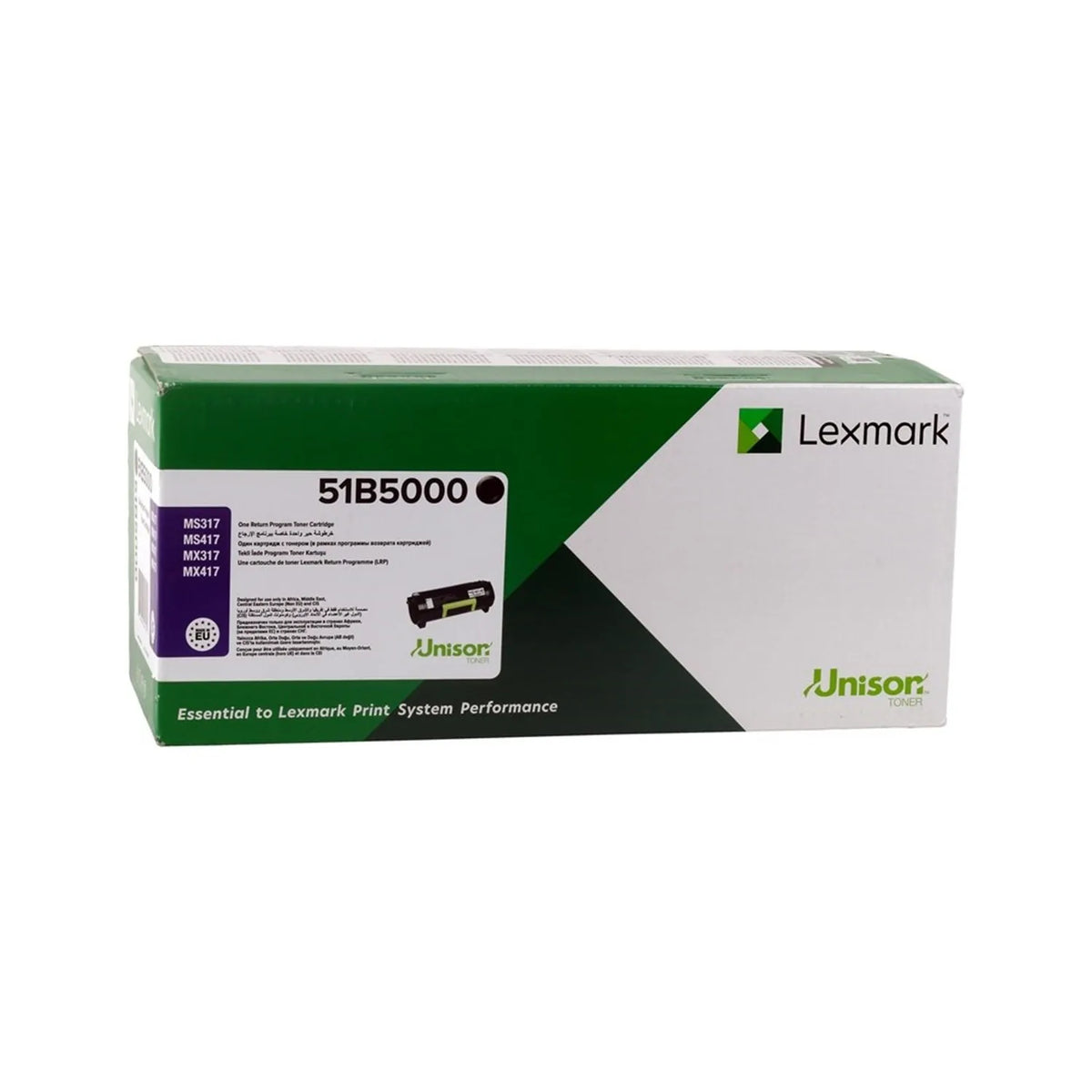 LEXMARK BLACK RETURN PROGRAM TONER CARTRIDGE