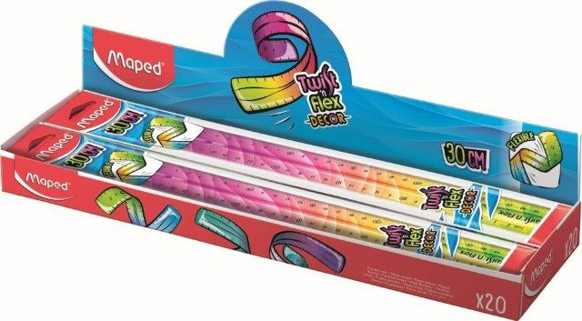 MAPED Ruler Twist'nFlex Deco 30cm