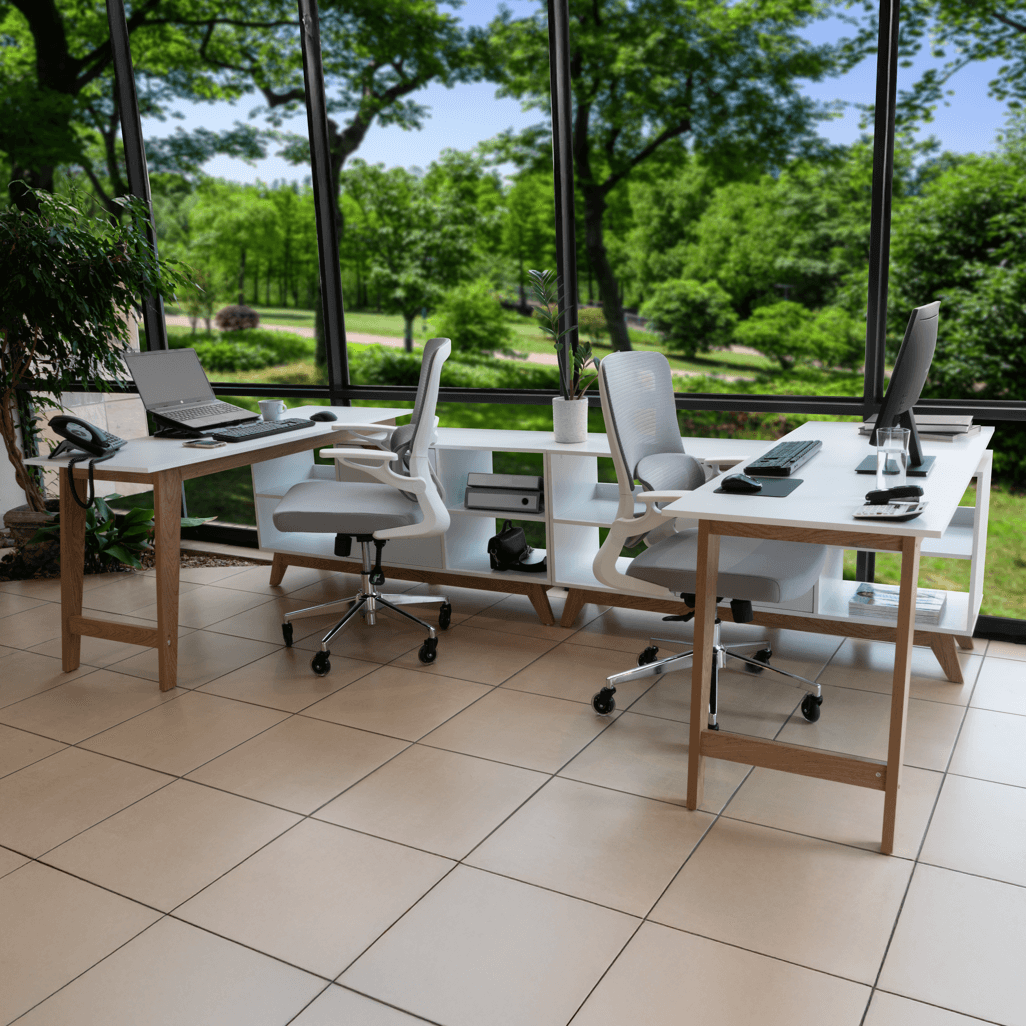 Everfurn Dakota Ergo Mid Back