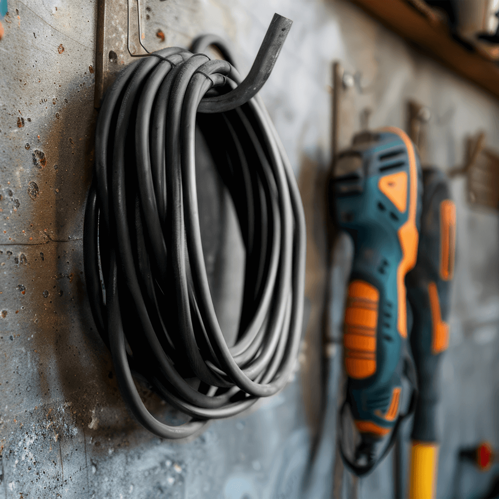 Ellies Side by Side Heavy Duty Extension Lead-5M-BK