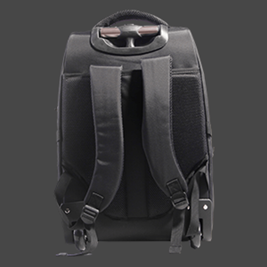 Kingsons Prime 15.6 inch Laptop Trolley Backpack Black