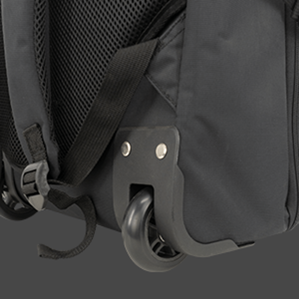 Kingsons Prime 15.6 inch Laptop Trolley Backpack Black