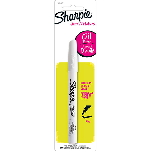 SHARPIE Paint Marker Fine White 1 per Card