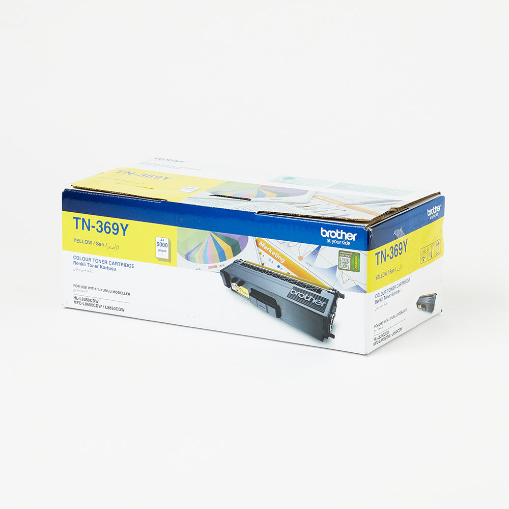 Brother TN-369Y High yield yellow toner cartridge
