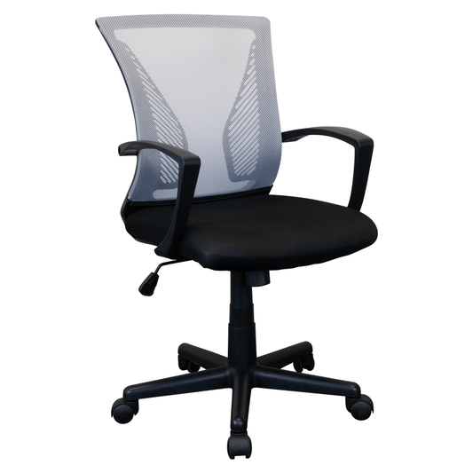 Everfurn Simone Mid Back Office Chair White
