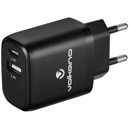 Volkano On the Go USB Plus Type-C Wall Charger