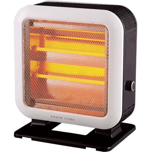 Boden Stark Double Sided Bar Heater with mesh front and heating elements, ideal for efficient home heating.