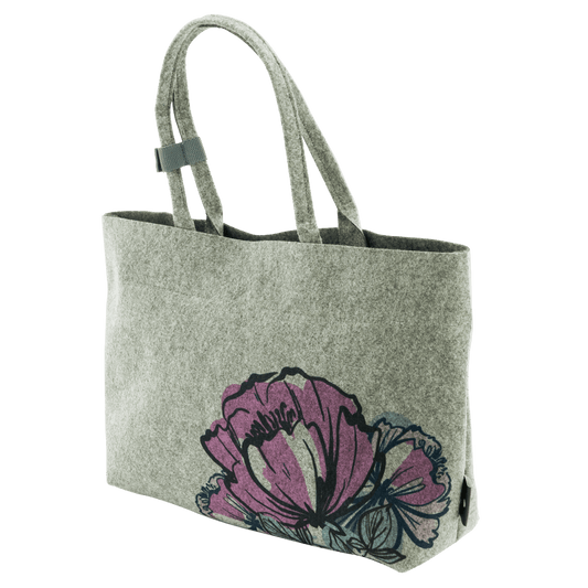 Totes Babe Peony Diaper Tote Grey