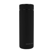 Boden Stark 650ml Travel Flask in sleek black design, perfect for keeping beverages hot or cold on the go.