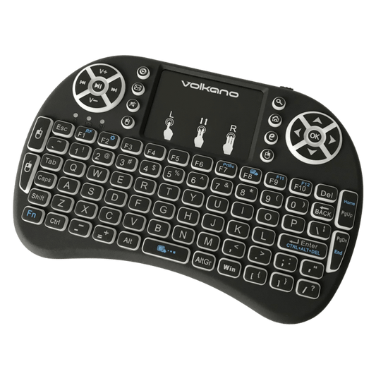 Volkano Control series Smart TV remote Control keyboard and trackpad