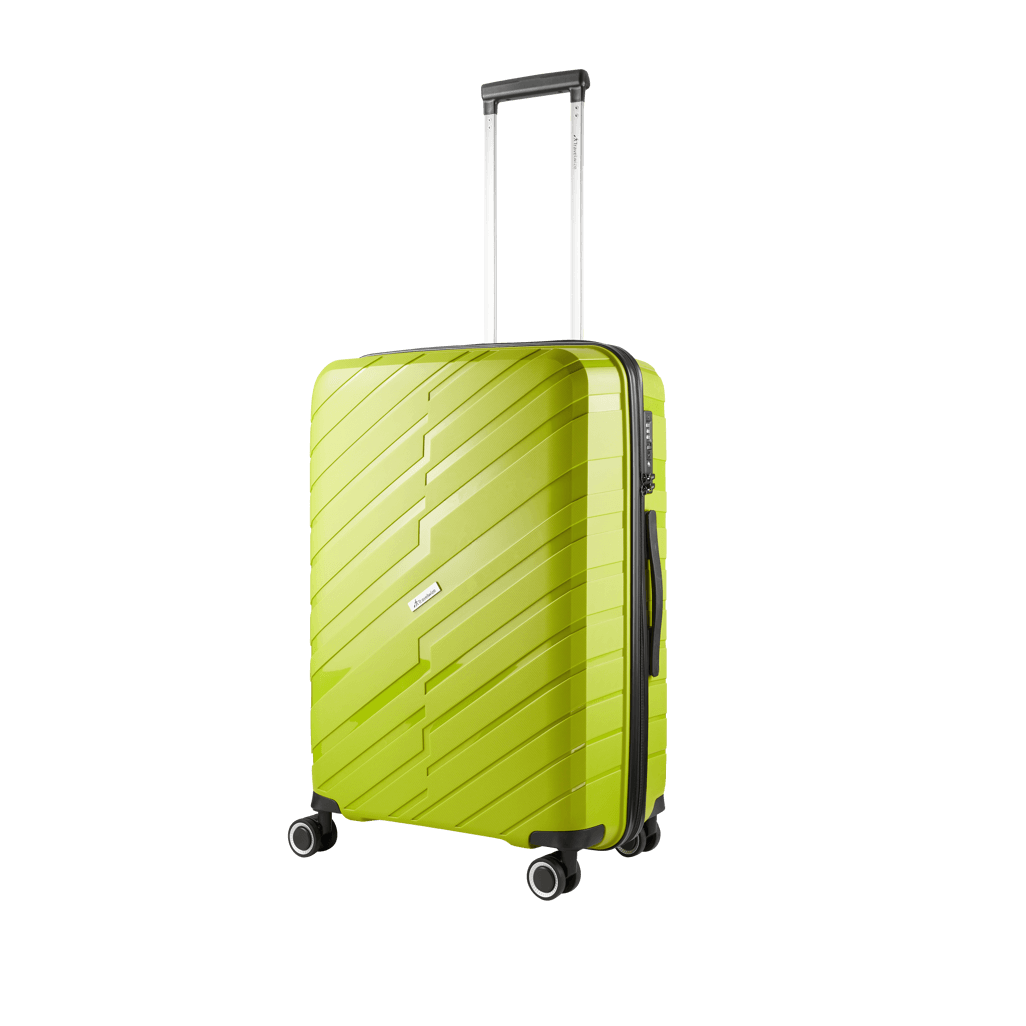 Travelwize Java PP 4-Wheel Spinner 65cm Luggage Lime