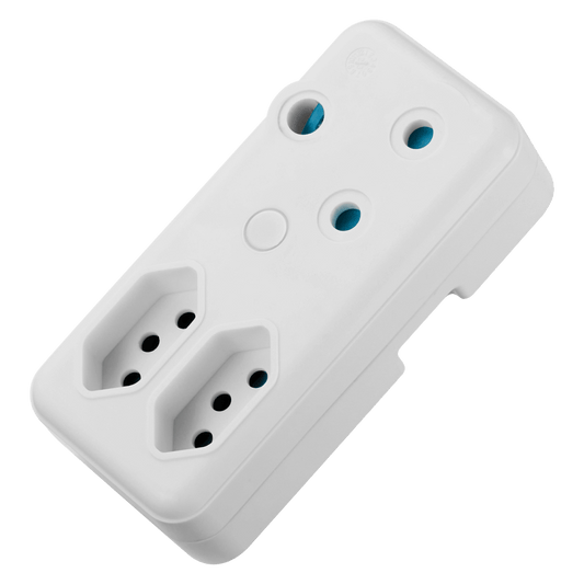 Ellies 3 Way Adaptor - White