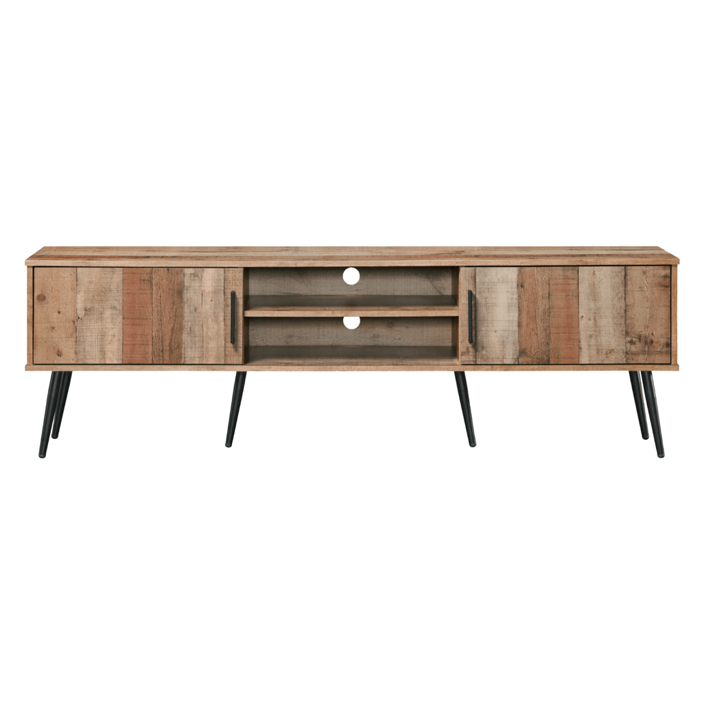 Everfurn Vernice TV Stand, 1800w with Two Cupboards