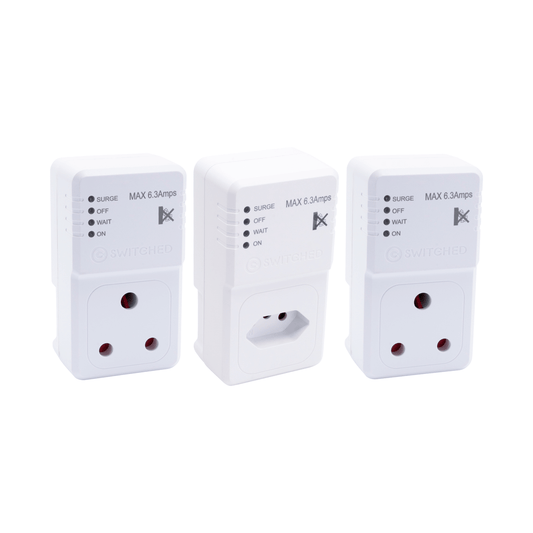 3 x Switched High Surge appliance protection