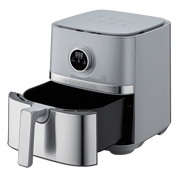 Boden Stark 5.0L Digital Air Fryer with stainless steel accents and digital display.