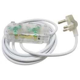 Ellies 2 Way Light Duty Coloured Extension Lead -3M