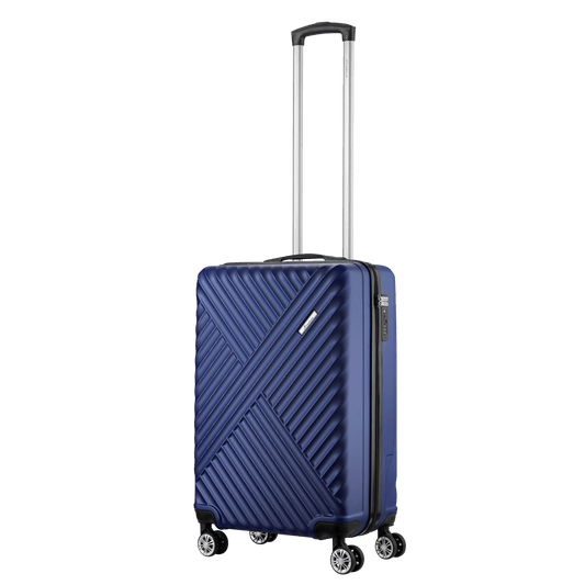 Travelwize Astra ABS 55cm 4-Wheels Spinner Luggage Navy