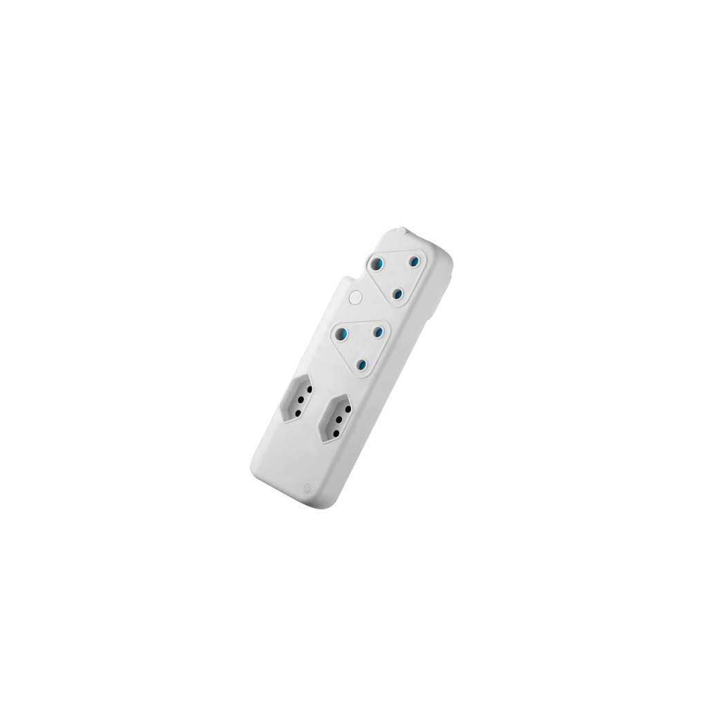 Ellies 4 Way Adaptor - White