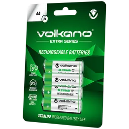 Volkano Extra Series Rechargeable AA Batteries (Pack of 4)