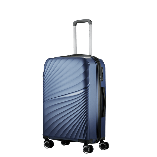 Travelwize Quartz PP 76cm 4-Wheels Spinner Luggage Navy